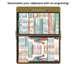 WhiteCoat Clipboard® - Tactical Brown Physical Therapy Edition